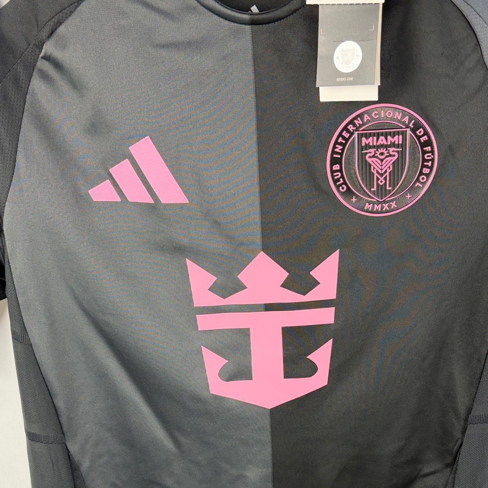 Adidas Inter Miami Messi #10 Jersey Black Pink MLS Authentic NWT Men’s Size S - Picture 3 of 10